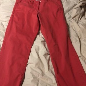 Loft salmon colored pants
